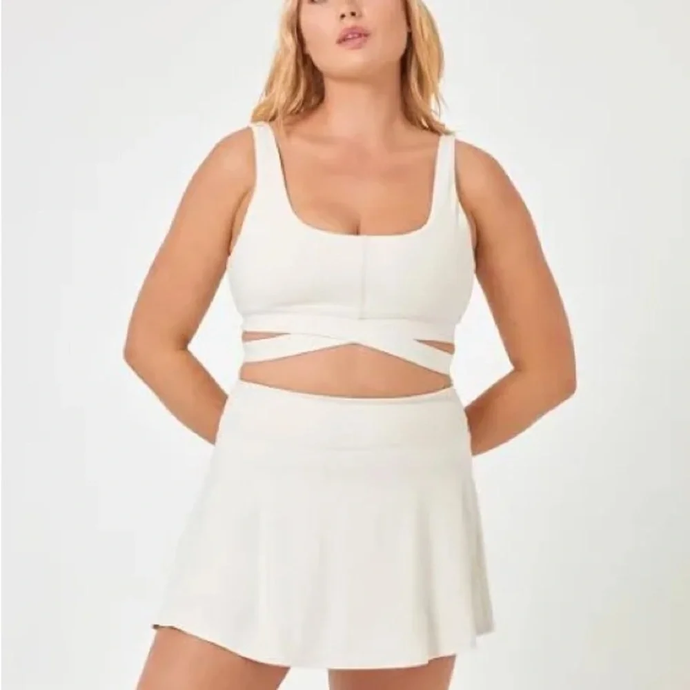 (A8) L*Space Women's Bobby‎ Bra ONLY, Color: Bone, Size Large, NWT